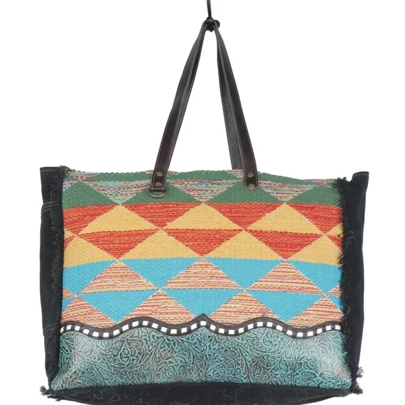 Myra Bag Jazz Flame Weekender Bag - Picture 1 of 7